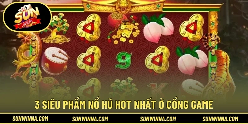 Top 3 trò chơi quay hũ được ưa chuộng nhất