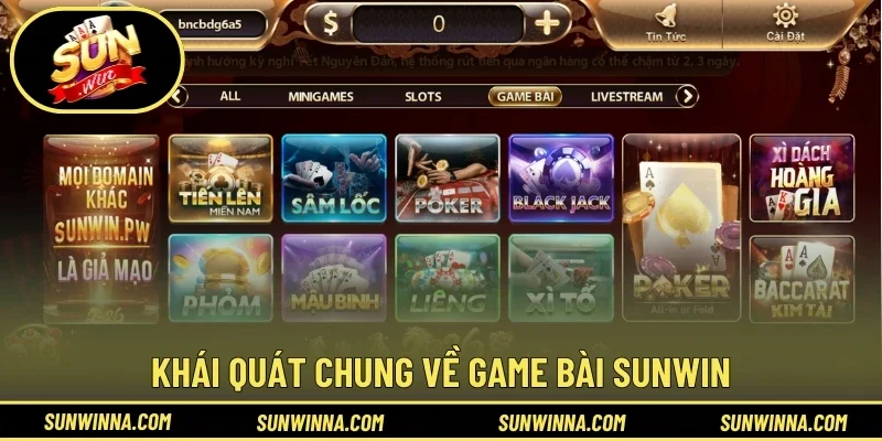 Sơ lược về game bài Sunwin